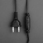 Гирлянда «Нить» 20 м с насадками «Шарики 1.5 см», IP44, тёмная нить, 200 LED, свечение мульти (RG/RB), мигание, 220 В 671568