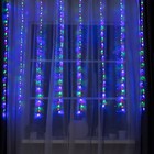 Гирлянда "Водопад", 2 х 1.5 м, LED-400-220V, 8 режимов, нить прозрачная, свечение мульти Гирлянда "Водопад", 2 х 1.5 м, LED-400-220V, 8 режимов, нить прозрачная, свечение мульти