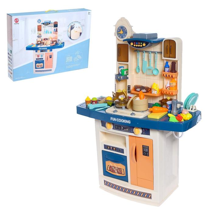 Игровой набор «Кухня шеф-повара», с аксессуарами, свет, звук, бежит вода из крана - фото 503363