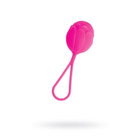 Вагинальные шарики Toyfa A-toys, силикон, цвет розовый, d=3,5 см