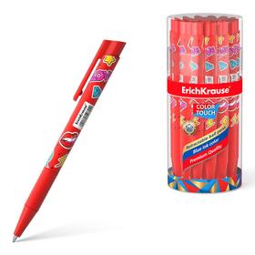 Ручка шариковая автоматическая ErichKrause ColorTouch Sweet love, узел 0.7 мм, тонкое письмо, корпус Soft Touch, корпус с дизайном, чернила синие в Донецке