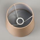 Абажур Е14, цвет бежевый, 12х16,5х14 см - фото 2351140 Абажур Е14, цвет бежевый, 12х16,5х14 см - фото 2351140