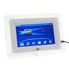 Цифровая фоторамка SD/USB, поддержка JPEG, MP3, MP4, AVI с пультом ДУ, белая