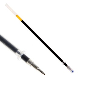 Стержень гелевый, чёрный, линия 0.5 мм, d-3 мм, L-128 мм, (игольчатый пишущий узел)