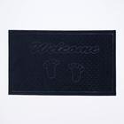 Коврик придверный «Welcome Следы», 45×75 см, цвет МИКС - фото 797392994