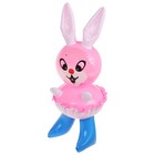 Inflatable toy "Rabbit", 35 cm, MIX color