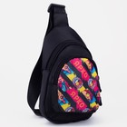 Сумка-рюкзак «Ярко», 15х10х26 см, отд на молнии, н/карман, регул ремень, чёрный - фото 6703575