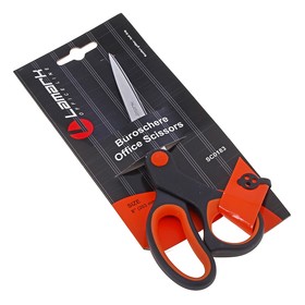 Ножницы Lamark 20,3см с пластиковыми ручками и мягкими вставками, оранжевого цвета