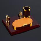 Table set 3in1 (block of papers, pencil holder, business card holder)