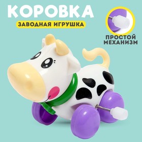 Игрушка заводная «Коровка», цвета МИКС в Донецке