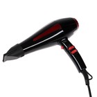 Hair dryer luazon lf-19, 1400 w, 2 speeds, 3 temperature modes, 3 nozzles, black