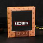Sexcurity cigarette case, 9.6 x 9.6 cm