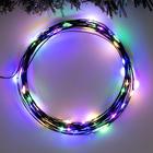 Garland "Thread" 5 m dew, IP20, black thread, 50 LED, glow multi, 2 modes, 3 x AA Garland "Thread" 5 m dew, IP20, black thread, 50 LED, glow multi, 2 modes, 3 x AA