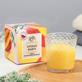 {{photo.Alt || photo.Description || 'Свеча ароматическая в стакане &quot;Сочный манго&quot;, подарочная упаковка, 8х8,5 см, 30 ч'}}