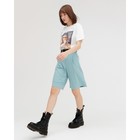 Шорты женские MINAKU цвет фисташковый, р-р 44 - фото 797416846