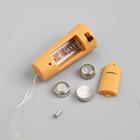 Гирлянда «Нить» 1 м роса с пробкой, IP20, серебристая нить, 10 LED, свечение белое, LR44х3 5189851