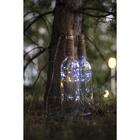 Гирлянда «Нить» 1 м роса с пробкой, IP20, серебристая нить, 10 LED, свечение белое, LR44х3 5189851