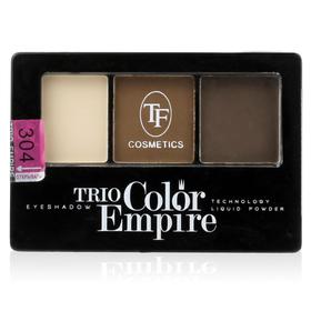Тени для век TF Trio Color Empire, ТЕ-22-304C, тон 304 шоколад
