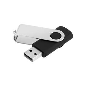 Флешка L 104 B, 16 ГБ, USB2.0, чт до 25 Мб/с, зап до 15 Мб/с, черная