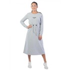 Платье женское Light, размер 44, цвет серый меланж - фото 8097143