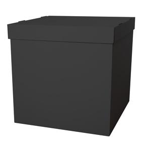 Коробка для воздушных шаров, Черный, 60*60*60 см, набор 5шт.