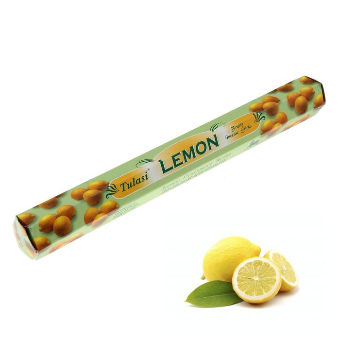 Благовония &quot;Sarathi Lemon&quot; (Лимон), шестигранник, 20 палочек