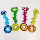 Toys for playing in the bath "Puzzle Key", color MIX Toys for playing in the bath "Puzzle Key", color MIX