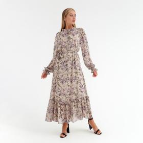Платье женское MIST, размер 44-46, цвет бежевый