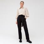 Брюки женские MINAKU цвет чёрный, р-р 42 - фото 797435240