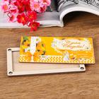 Купюрница на магнитах "С днём Свадьбы", дерево, лакированная, 10х19 см 5546040