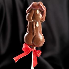 Шоколад фигурный «Страстный поцелуй» на палочке, молочный, 30 г