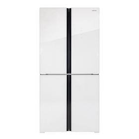 Холодильник HIBERG RFQ-490DX NFGW, Side-by-side, класс А+, 490 л, инверторный, белый