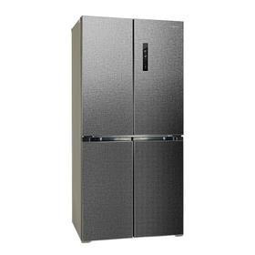 Холодильник HIBERG RFQ-490DX NFXq, Side-by-side, класс А+, 490 л, инверторный, серебристый
