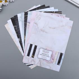 Набор бумаги для скрапбукинга "MARBLE&ABSTRACTION 15x21 см 10 листов