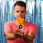 Леденец на палочке «Я подарю тебе эту звезду», со вкусом апельсина, 35 г. - фото 3386143