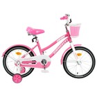 Велосипед 16" Graffiti Flower, цвет розовый/белый - фото 797458915