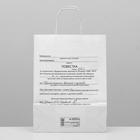 Пакет подарочный «Повестка», 24 х 10,5 х 32 см 5926944