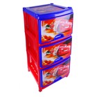 Комод для игрушек "Дисней №1" (для мальчиков), 3 выдвижных ящика