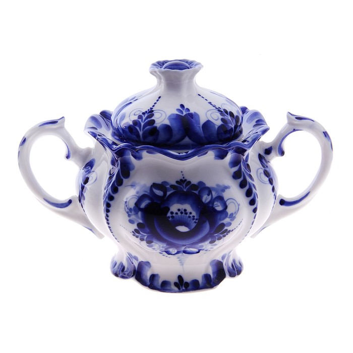 гжель. колокольчик фарфор. солонка мельница гжель. гжель подарок. сувенир "кадриль", гжель.