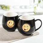 Кружка «Смайл», 280 мл, 12×9×9 см, цвет МИКС - фото 797460819