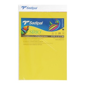 Color cardboard, set, 210 x 297 mm, Sadipal Sirio, 170 g / m2, 10 sheets x 10 colors, bright colors. 