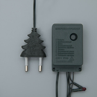 Гирлянда «Нить» 15 м, IP20, тёмная нить, 400 ламп, свечение мульти, 8 режимов, 220 В 703309