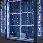 Гирлянда "Дождь" улич. Ш:2 м, В:1,5 м, нить темная, LED-400-220V, контр. 8 р, БЕЛЫЙ Гирлянда "Дождь" улич. Ш:2 м, В:1,5 м, нить темная, LED-400-220V, контр. 8 р, БЕЛЫЙ