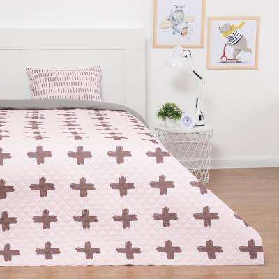 Set "Ethel" 1.5 sp Line, bedspread 145x210 cm, pillowcase 40x60 cm, microfiber