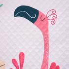 Набор Этель 1,5 сп Flamingo time, покрывало 145х210 см, наволочка 40х60 см, микрофибра - фото 797463791