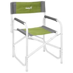 Кресло директорское Helios, цвет серый/зелёный