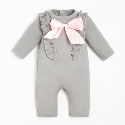 Jumpsuit with a bow Baby I, BASIC LINE, height 80-86 cm