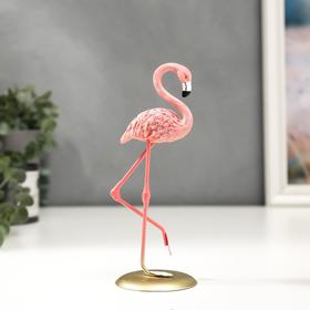 Souvenir polystone "Pink flamingo-elegant" 17. 5x6. 5x6. 3 cm