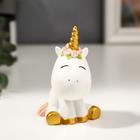 Souvenir polystone "Unicorn with a flower wreath" 9, 8x5, 5x5, 5 cm Souvenir polystone "Unicorn with a flower wreath" 9, 8x5, 5x5, 5 cm