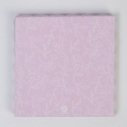 Коробка для кондитерских изделий с PVC-крышкой «8 Марта», 21 × 21 × 3 см 5375991